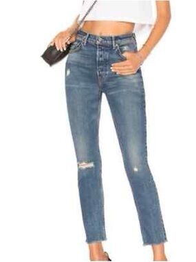 GRLFRND Karolyn Distressed Jeans – Sixpence Wash – Size 28